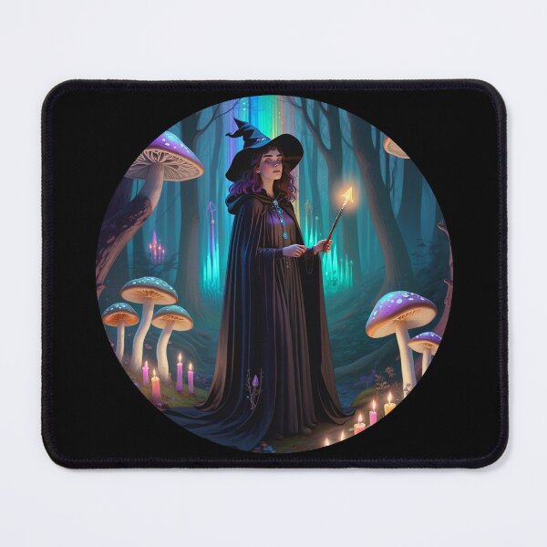 Item preview, Queer Witch in Moonlit Forest – Rainbow Magic & Mystic Vibes 2 designed and sold by SentientGallery.