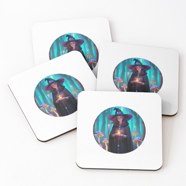 Item preview, Queer Witch in Moonlit Forest – Rainbow Magic & Mystic Vibes 3 designed and sold by SentientGallery.