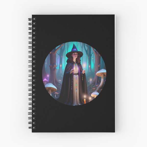 Item preview, Queer Witch in Moonlit Forest – Rainbow Magic & Mystic Vibes 4 designed and sold by SentientGallery.