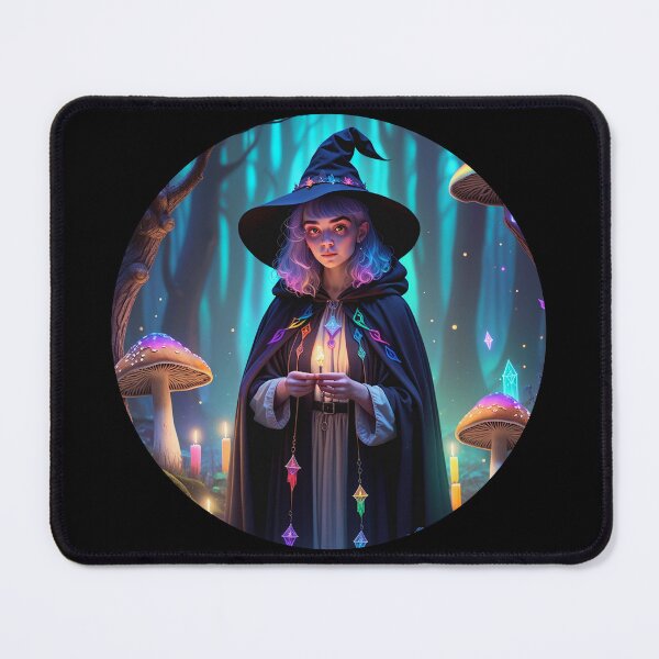 Item preview, Queer Witch in Moonlit Forest – Rainbow Magic & Mystic Vibes 5 designed and sold by SentientGallery.