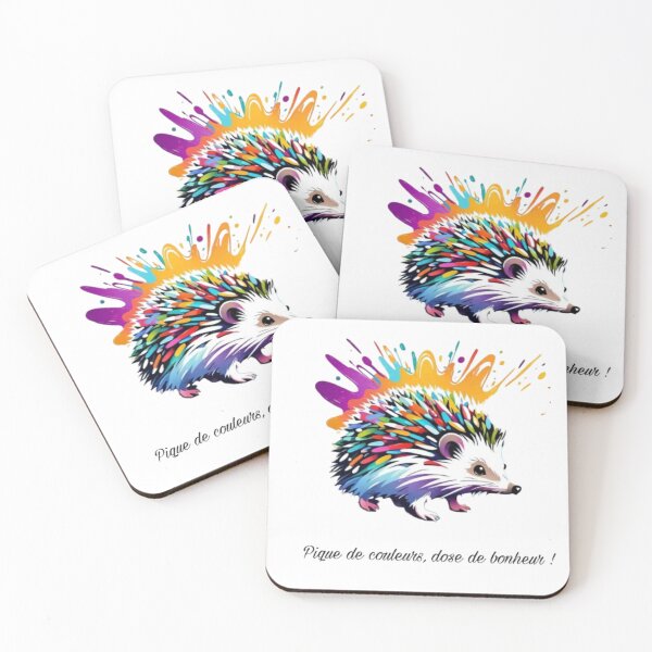 Item preview, Pop & Colors Hedgehog designed and sold by FrenchRomani.