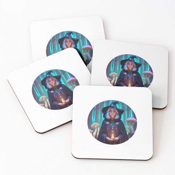 Item preview, Queer Witch in Moonlit Forest – Rainbow Magic & Mystic Vibes 6 designed and sold by SentientGallery.