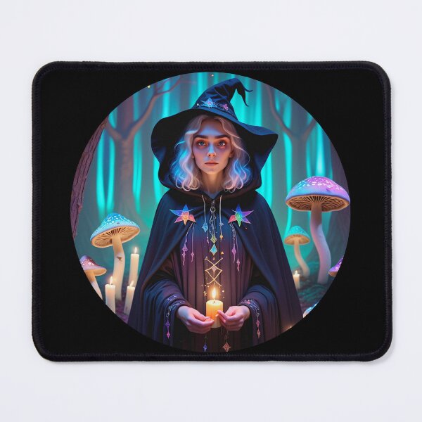 Item preview, Queer Witch in Moonlit Forest – Rainbow Magic & Mystic Vibes 6 designed and sold by SentientGallery.