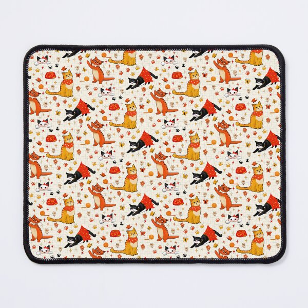 Item preview, Cute Cat Pattern Design – Cream Background designed and sold by magdalastudiodesign.