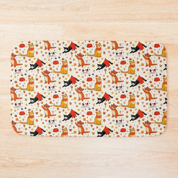 Item preview, Cute Cat Pattern Design – Cream Background designed and sold by magdalastudiodesign.