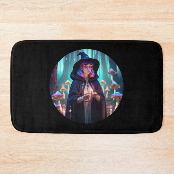Item preview, Queer Witch in Moonlit Forest – Rainbow Magic & Mystic Vibes 7 designed and sold by SentientGallery.
