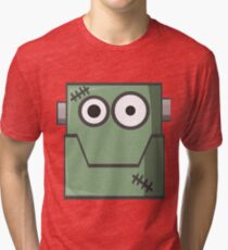 Cartoon Frankenstein Tri-blend T-Shirt