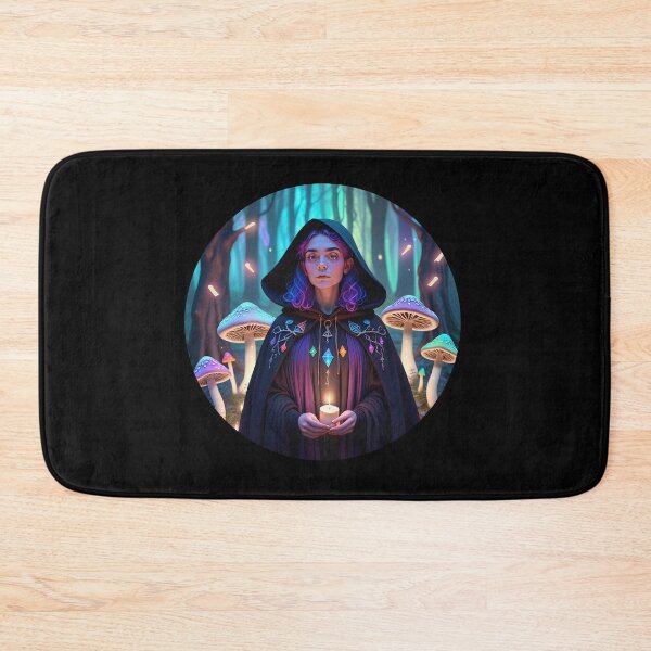 Item preview, Queer Witch in Moonlit Forest – Rainbow Magic & Mystic Vibes 9 designed and sold by SentientGallery.