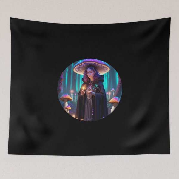 Item preview, Queer Witch in Moonlit Forest – Rainbow Magic & Mystic Vibes 10 designed and sold by SentientGallery.