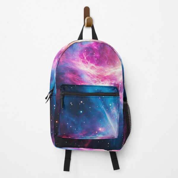 Item preview, Energetic Space Nebula: Radiant Pink Clouds and Blue Gas Streams designed and sold by lematworks.