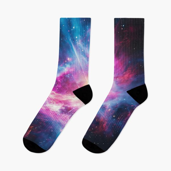 Item preview, Energetic Space Nebula: Radiant Pink Clouds and Blue Gas Streams designed and sold by lematworks.