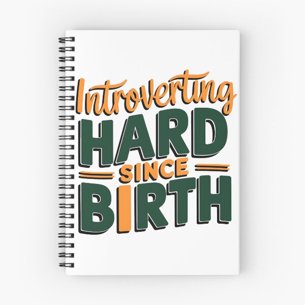 Item preview, Introverting Hard Since Birth - Funny Introvert Quote Design designed and sold by Evolved Ape.