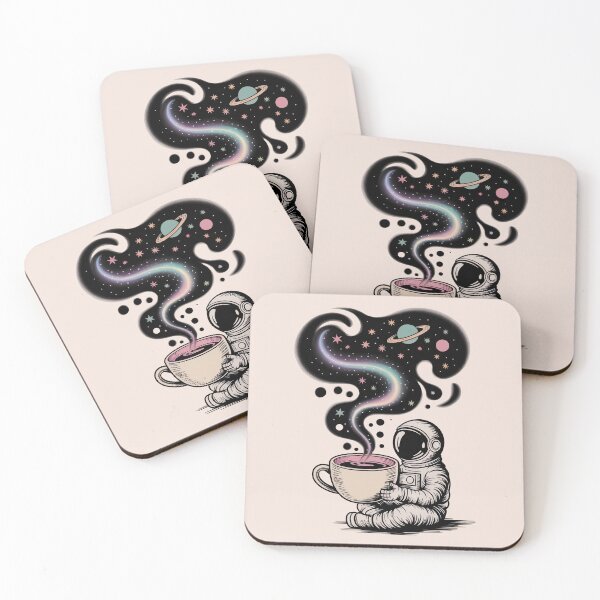 Item preview, Cosmic Brew – Astronaut Coffee Dreamscape designed and sold by Sepinik.