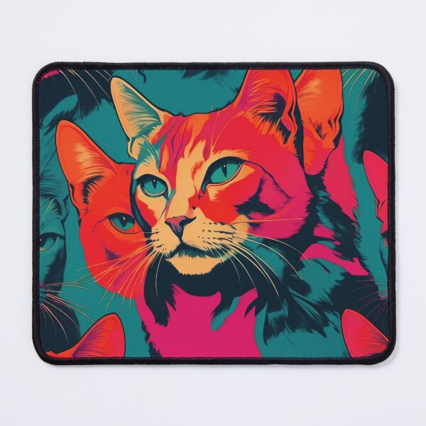 Item preview, Cat Colorfull Pattern designed and sold by Erlin Rudho.