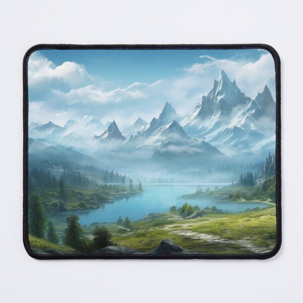 Item preview, Dragon Mountains with Fog designed and sold by GrinGalore.