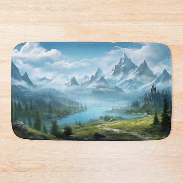Item preview, Dragon Mountains with Fog designed and sold by GrinGalore.