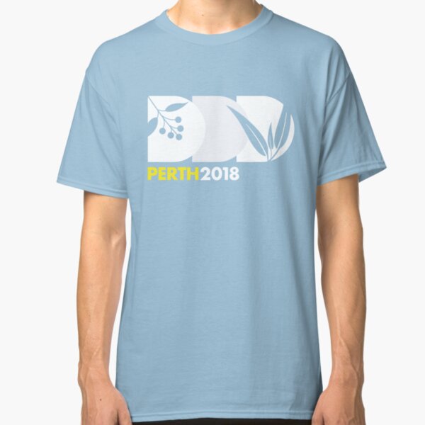 DDD Perth Natives Collection - White and Yellow Classic T-Shirt