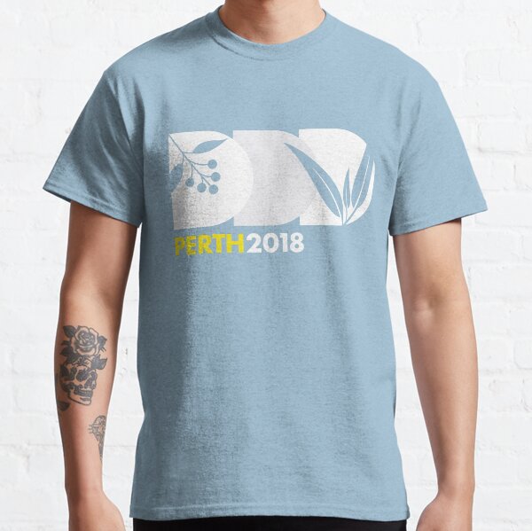 DDD Perth Natives Collection - White and Yellow Classic T-Shirt