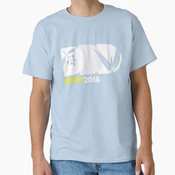 DDD Perth Natives Collection - White and Yellow Classic T-Shirt