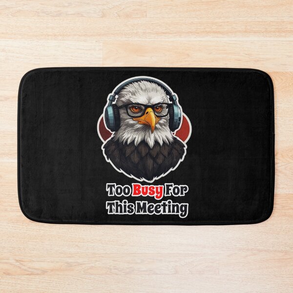 Item preview, Funny Corporate Animals - Eagle Upset by Useless Meetings designed and sold by Ridiculam Toga.