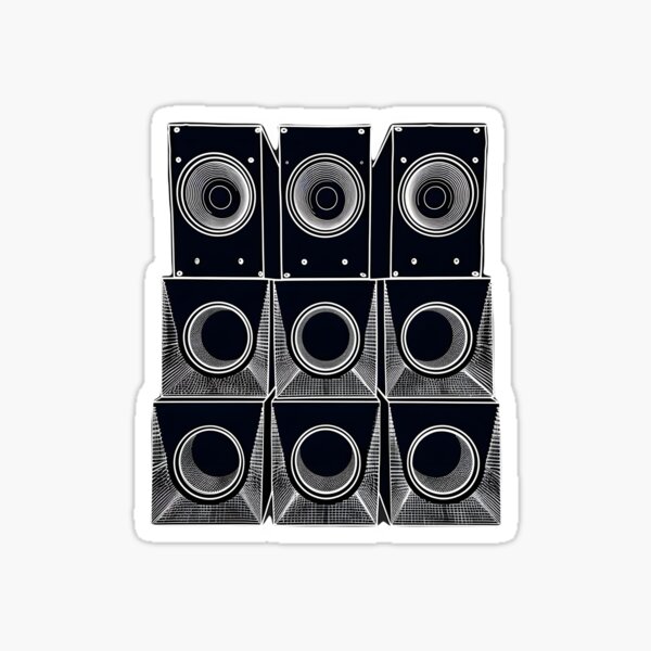 Artikel-Vorschau von Soundsystem, designt und verkauft von WaveWeaves.