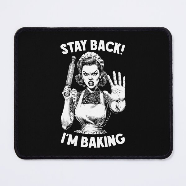 Item preview, Stay Back I'm Baking Funny Retro Vintage Baker Woman Cook designed and sold by GrandeDuc.