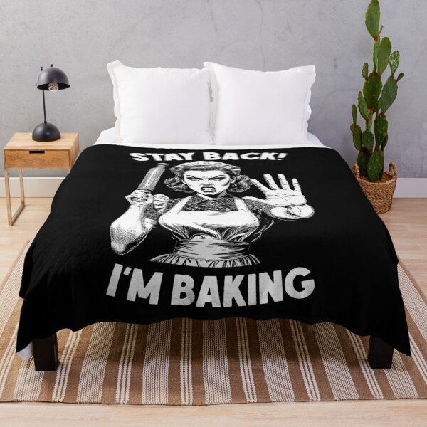 Item preview, Stay Back I'm Baking Funny Retro Vintage Baker Woman Cook designed and sold by GrandeDuc.