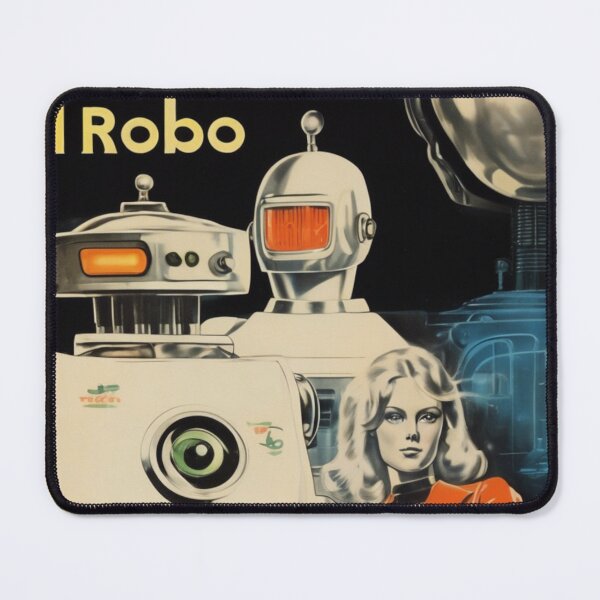 Item preview, Robot Love Art Illustrations Midcentury | #27 designed and sold by NickWhittleArt.