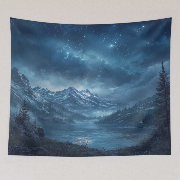Item preview, Dragon Mountain At Night designed and sold by GrinGalore.