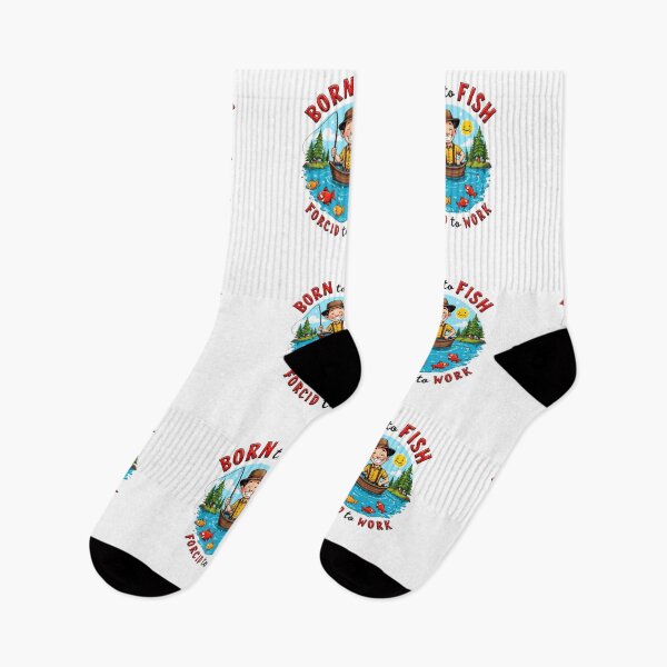 Item preview, Born to Fish Forced to Work designed and sold by MJO80.