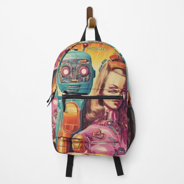 Item preview, Robot Love Art Illustrations Midcentury | #29 designed and sold by NickWhittleArt.