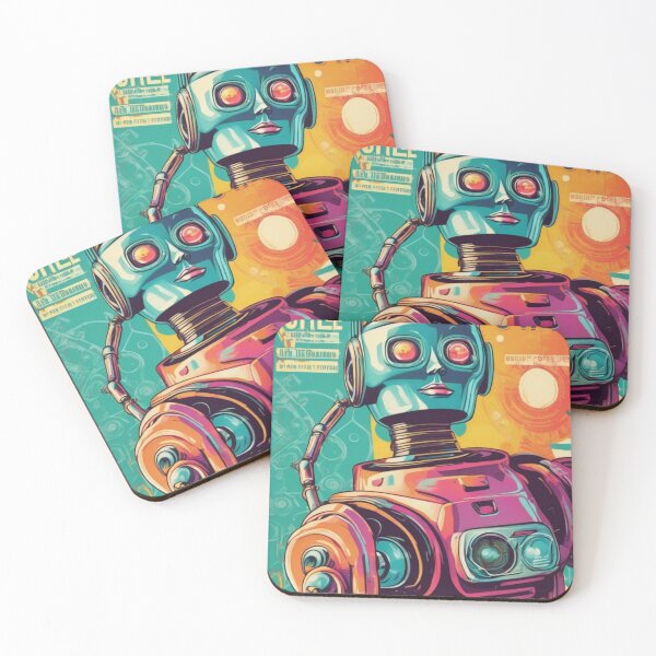 Item preview, Robot Love Art Illustrations Midcentury | #30 designed and sold by NickWhittleArt.