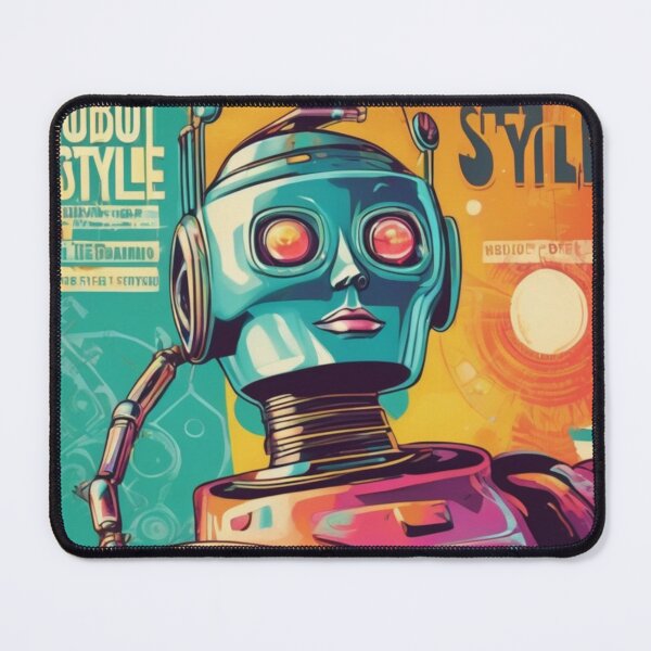 Item preview, Robot Love Art Illustrations Midcentury | #30 designed and sold by NickWhittleArt.