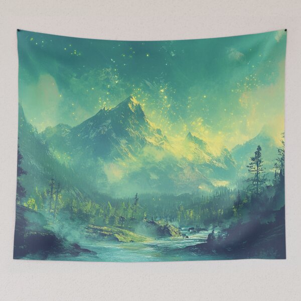 Item preview, Dragon Mountain Mystical Art designed and sold by GrinGalore.
