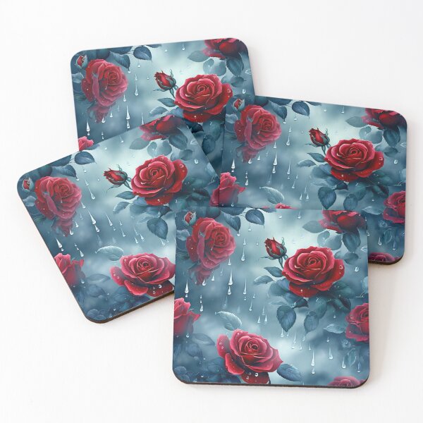 Item preview, Red Roses in the Rain designed and sold by Zenvo.