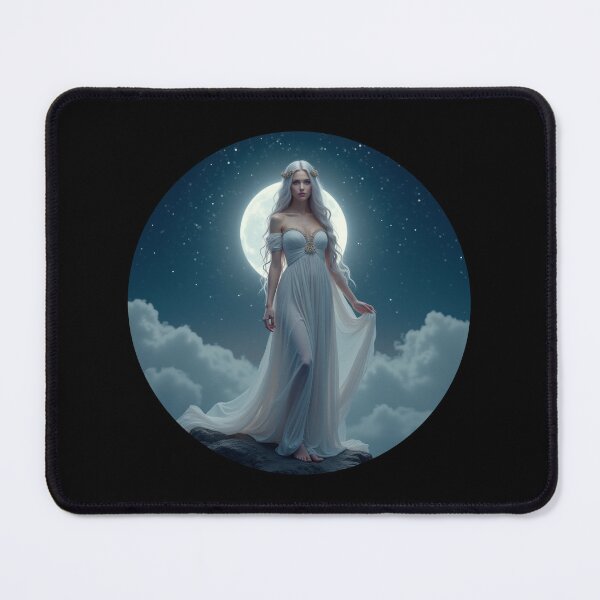 Item preview, Selene – Goddess of the Moon in Starlit Serenity 9 designed and sold by SentientGallery.