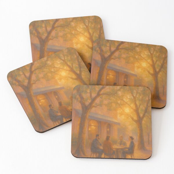 Item preview, Golden Hour Café Serenity designed and sold by PastimeMastery.