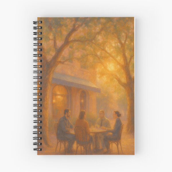 Item preview, Golden Hour Café Serenity designed and sold by PastimeMastery.