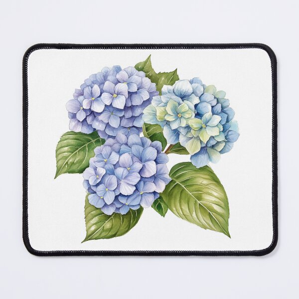 Aperçu de l'œuvre Hydrangea cute sticker  créée et vendue par P&U Fabric.