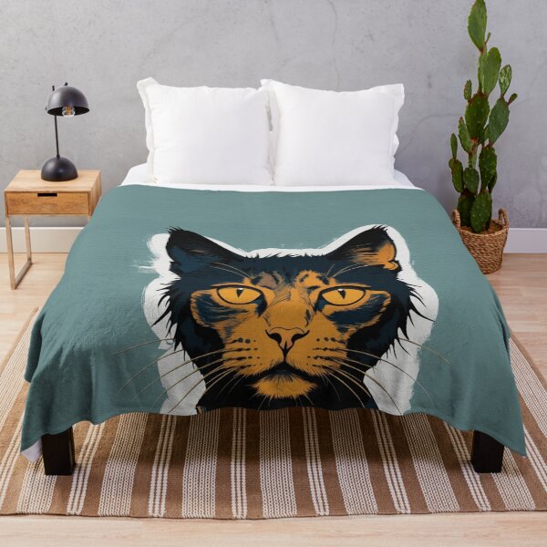 Item preview, Cat Art Basquat Style Design designed and sold by Erlin Rudho.
