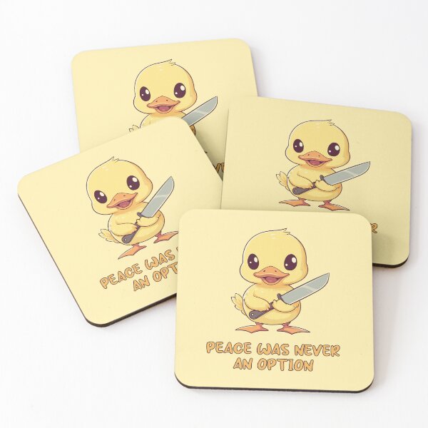 Item preview, Peace was never an option Duck Meme designed and sold by Beltschazar.