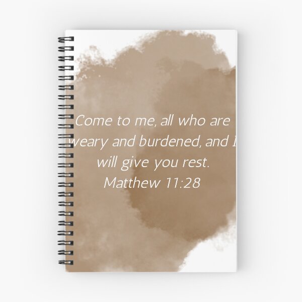 Item preview, Come to me, all who are weary and burdened, and I will give you rest. Matthew 11:28 designed and sold by IntheLightSola.