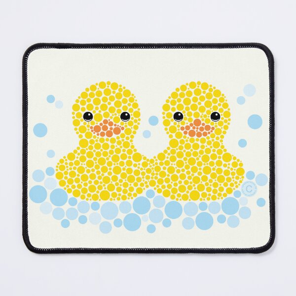 Item preview, Bubble double duck with gem eyes designed and sold by Amy Artworld.