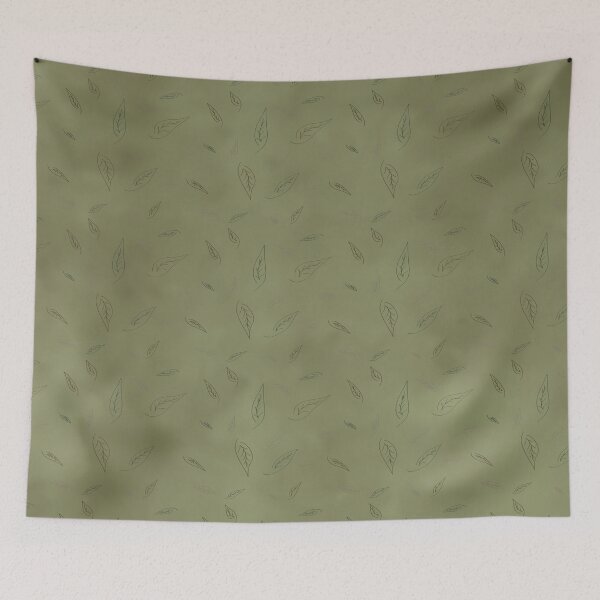 Item preview, Stylized Leaves on Smoky Sage  designed and sold by JaygiesDesign.