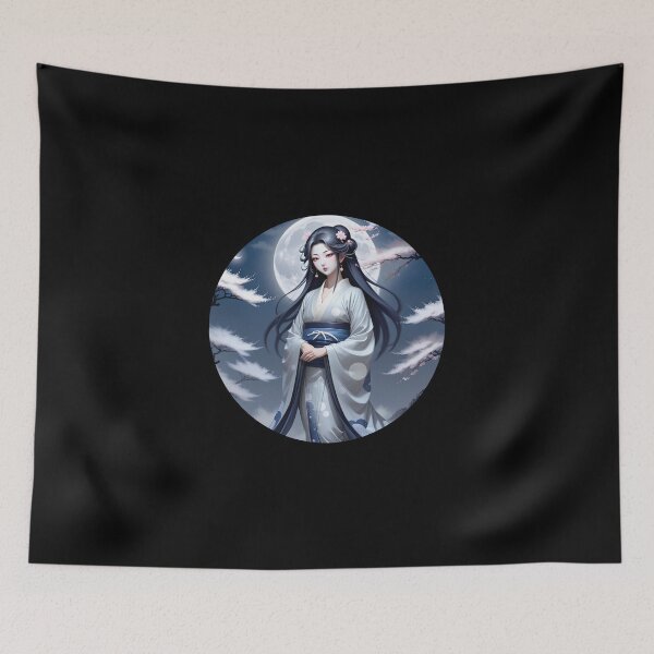Item preview, Tsukuyomi – The Silent Moon God of Japanese Mythology 7 designed and sold by SentientGallery.