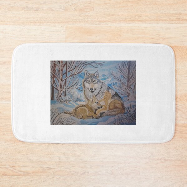 Artikelvorschau, Wölfe im Winter entworfen und verkauft von TanyaSealeyArt.