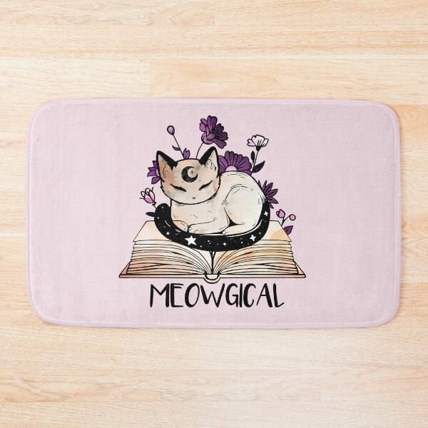 Item preview, Meowgical - Magical Bookish Cat designed and sold by witchlingart.