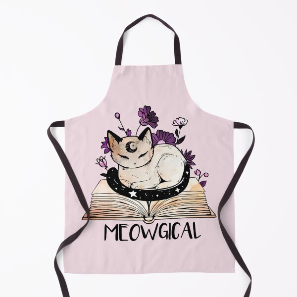 Item preview, Meowgical - Magical Bookish Cat designed and sold by witchlingart.