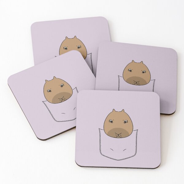 Item preview, Capybara in Pocket designed and sold by HugSomeNettles.