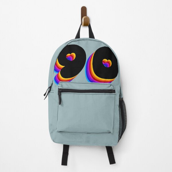 Item preview, 1990 – 90s retro vibe with hearts (black numbers and rainbow tail) designed and sold by Vision Illustrated.